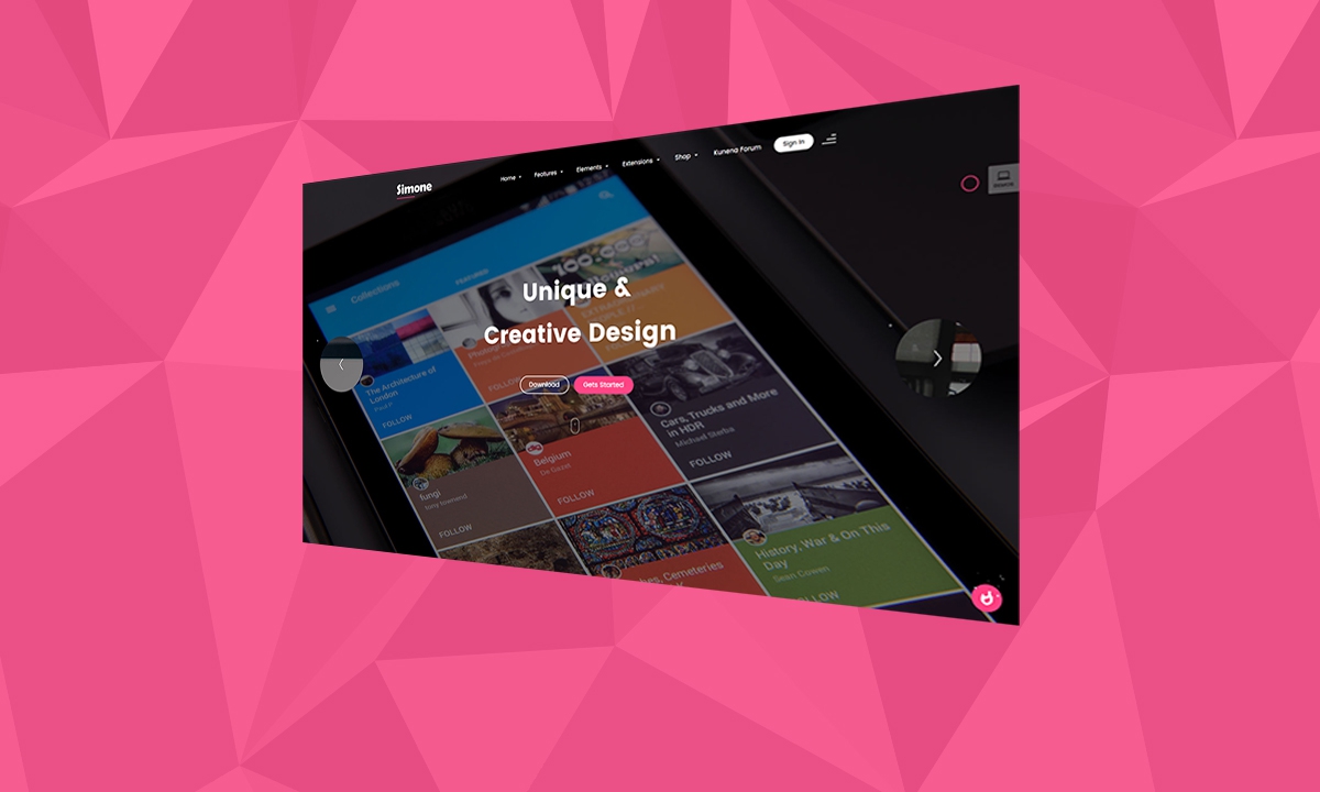 Demo strony - Simone