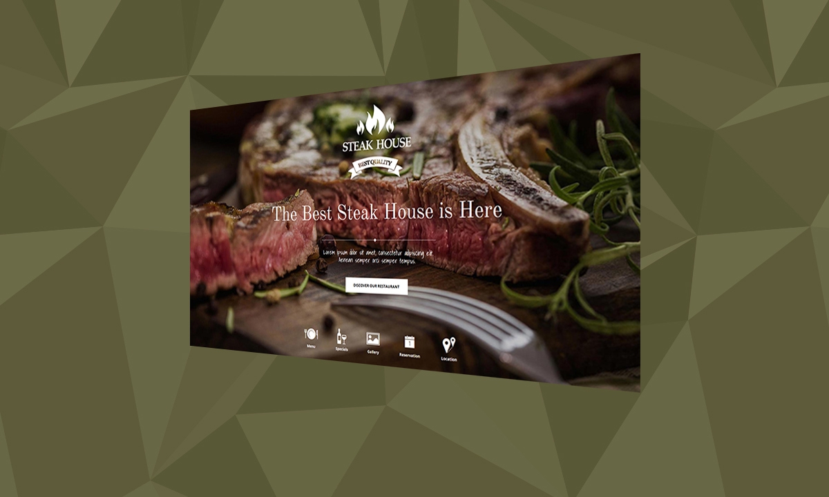 Demo strony - Steak House
